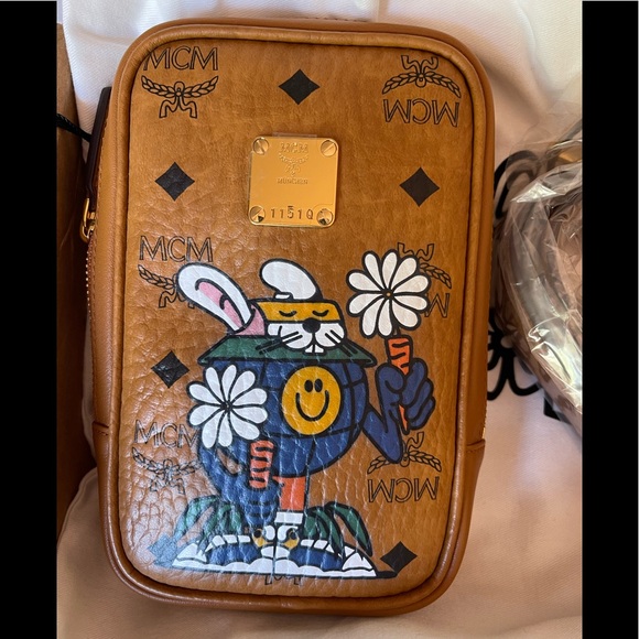 MCM x Aka Boku Klassik Belt Bag In Visetos - Picture 3 of 11